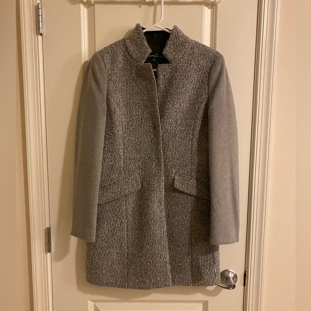 Kenneth Cole gray coat size xs